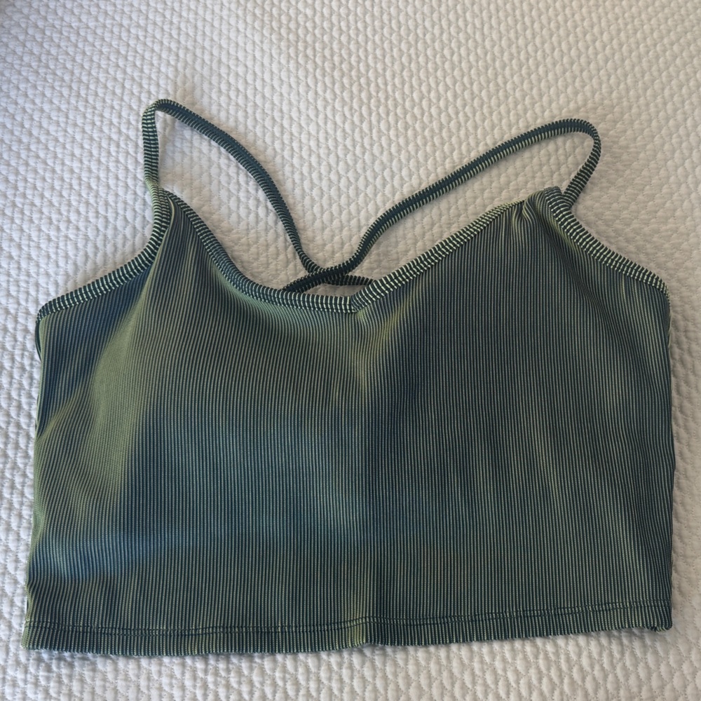 Carbon38 Green Sports Bra